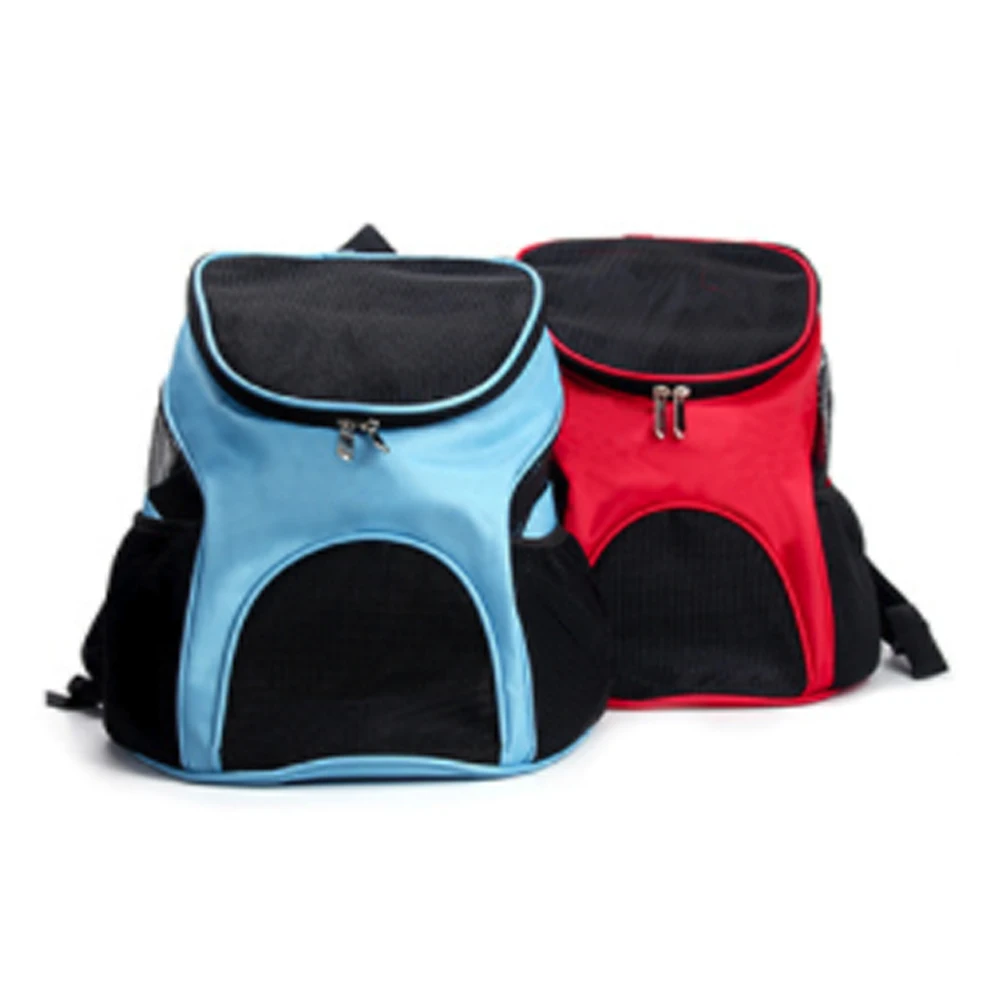 Дышащий рюкзак для собак Портативный молнии из сетчатого материала с рисунком