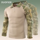 Мужская армейская тактическая футболка спецназа, военная униформа, боевая рубашка мультикам, искусственная штурмовая футболка 5XL