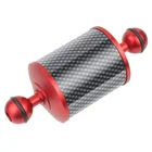 Тройная герметичная плавучая поплавок из углеродного волокна водный рычаг двойная шаровая Головка удлинитель рычаг для камеры Подводные аксессуары