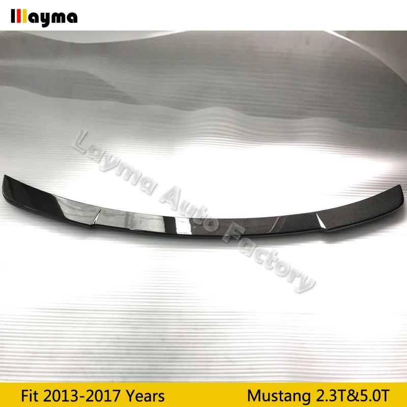 Roush Стиль углеродного волокна задний спойлер на багажник для Ford Mustang 2 3 5 0 двери