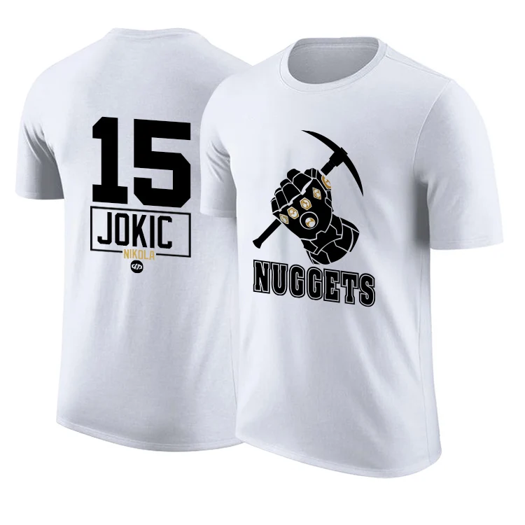 

Basketball allstar player T shirt hip hop style collaboration with Street style short-sleeved cotton sports men training dpoy