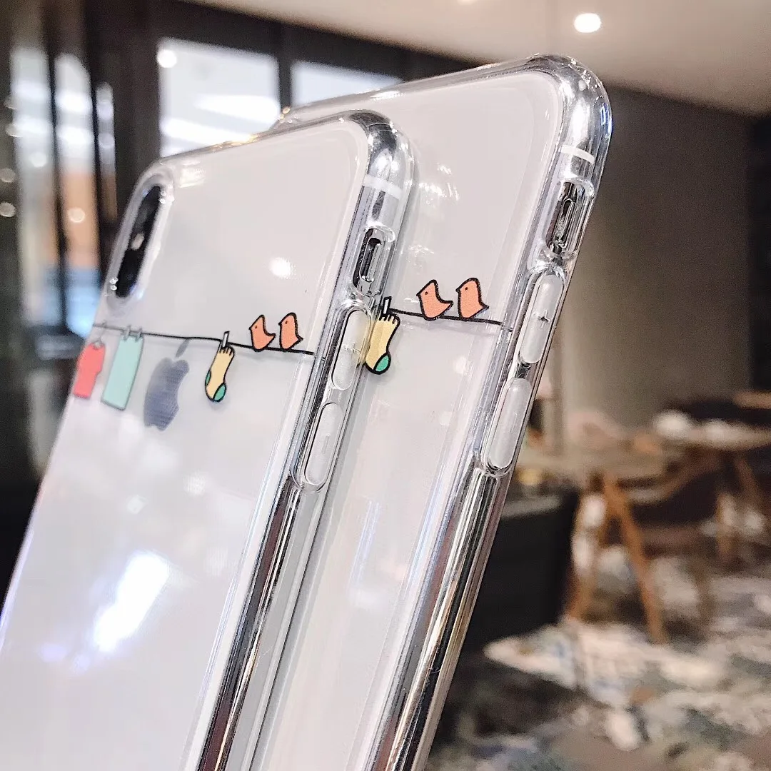 Забавный чехол с рисунком пары динозавров для телефона iphone Xs MAX XR X 6 6s 7 8 plus простая
