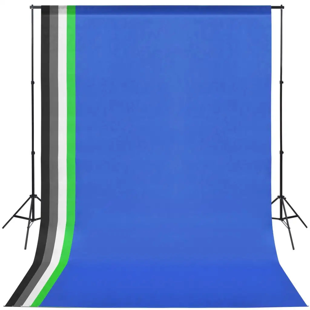 Photo studio Kit with backdrops lamps and umbrellas free shipping France | Электроника