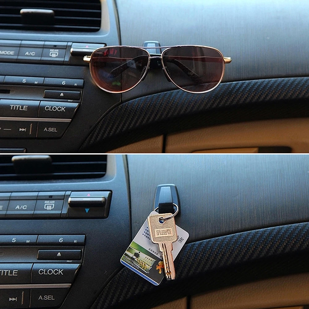 

Car-styling 3Pcs/lot Bag Hook Hanger Holder Organizer Car Hanger accessories Plastic Clips Fasteners Black