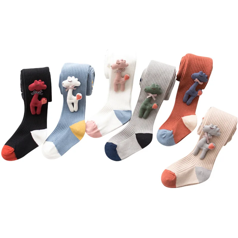 Детские леггинсы для девочек Сезон осень зима Милые Чулки танцев Осенние