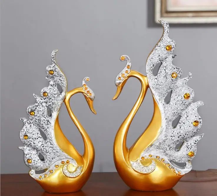 Креативная скульптура статуя павлина домашний декор украшения для дома Феникс