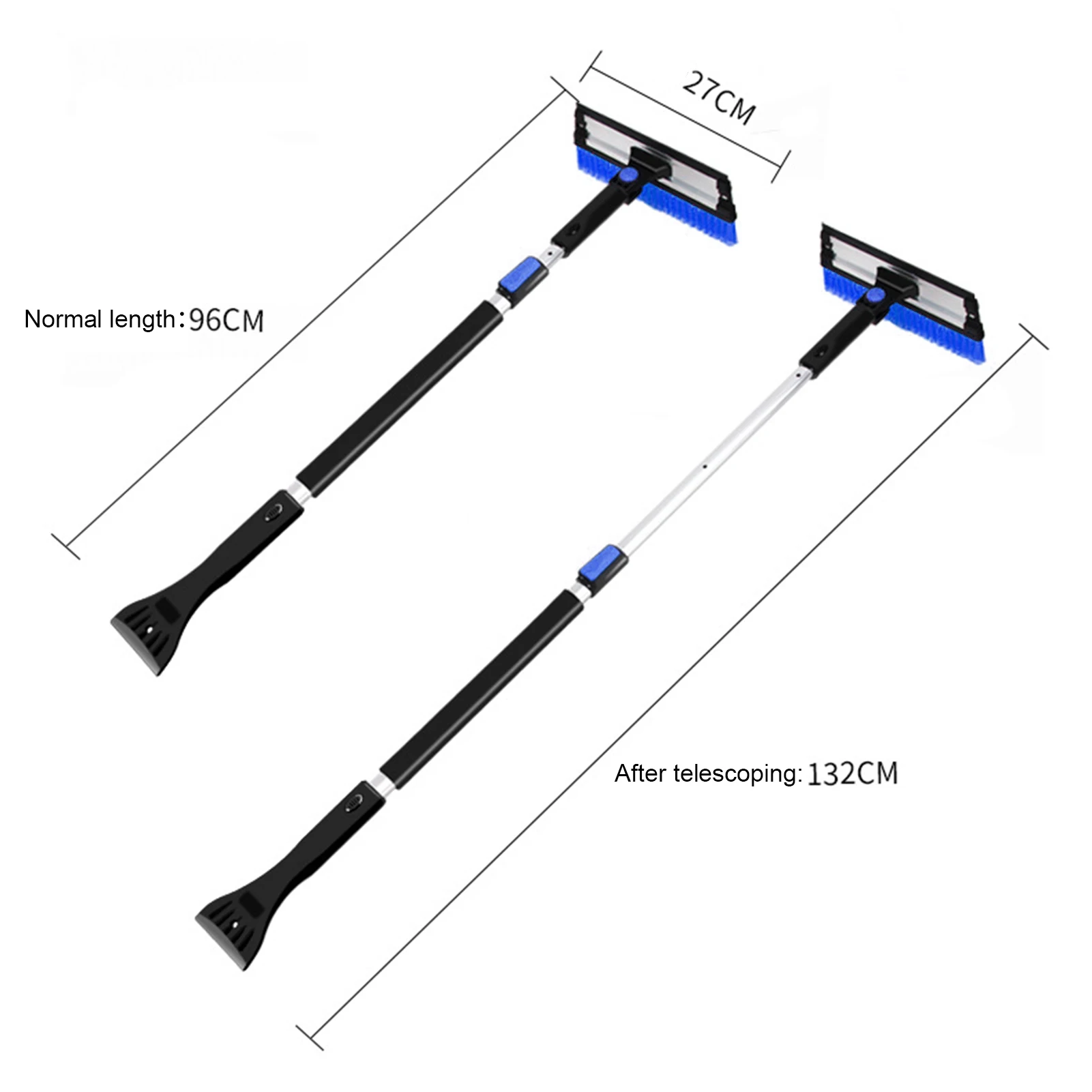 Car Telescopic Snow Removal Shovel Ice Scrape Deicing/snow Removal/defrosting Multifunctional Brush | Автомобили и мотоциклы