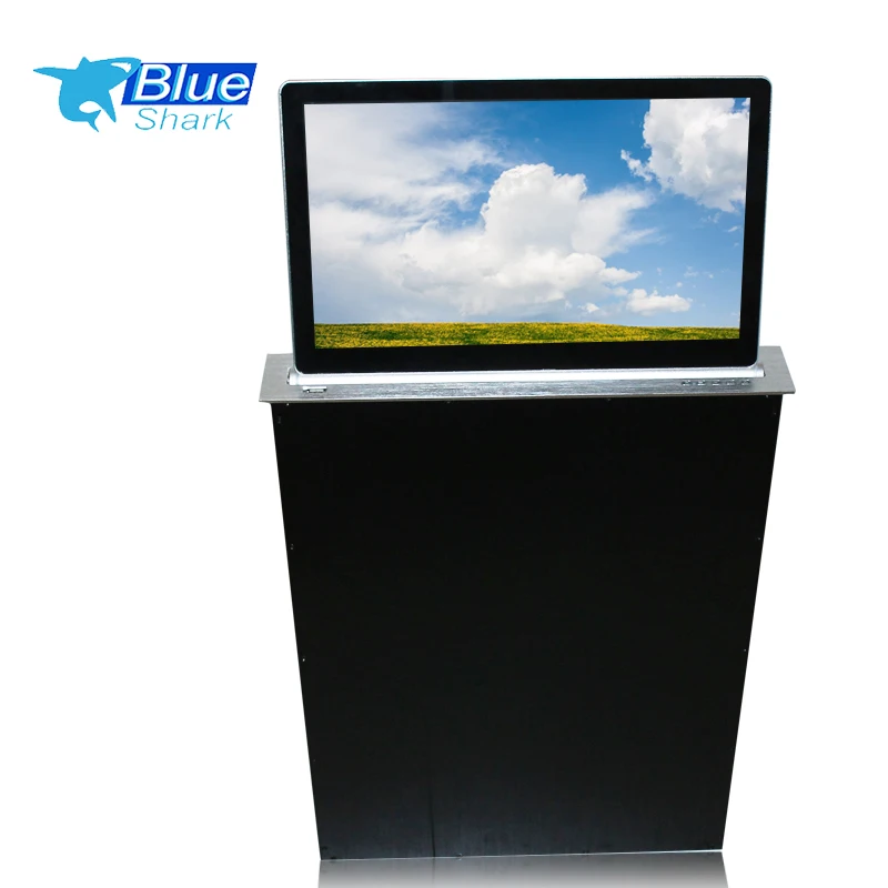 

Blue Shark LCD monitor conference system 15.6/17.3/18.5/21.5 Inch Screen Computer desktop monitor lift for conference