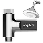 Светодиодный дисплей, бытовой водный термометр для душа потока, самогенерирующийся измеритель температуры электроэнергии и воды, умный измеритель энергии