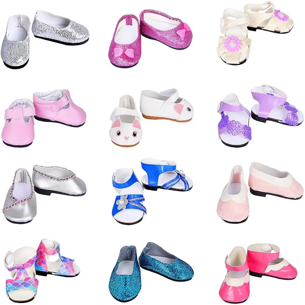 15 стильных кукольных туфель аксессуары для кукол подходит 18 дюймовых