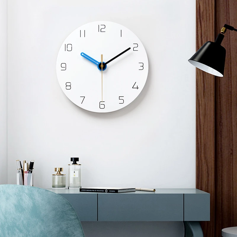 

Creative Mute Modern Design Large Wall Clock Silent Clocks for Home Kitchen Living Room Decor Battery Operated