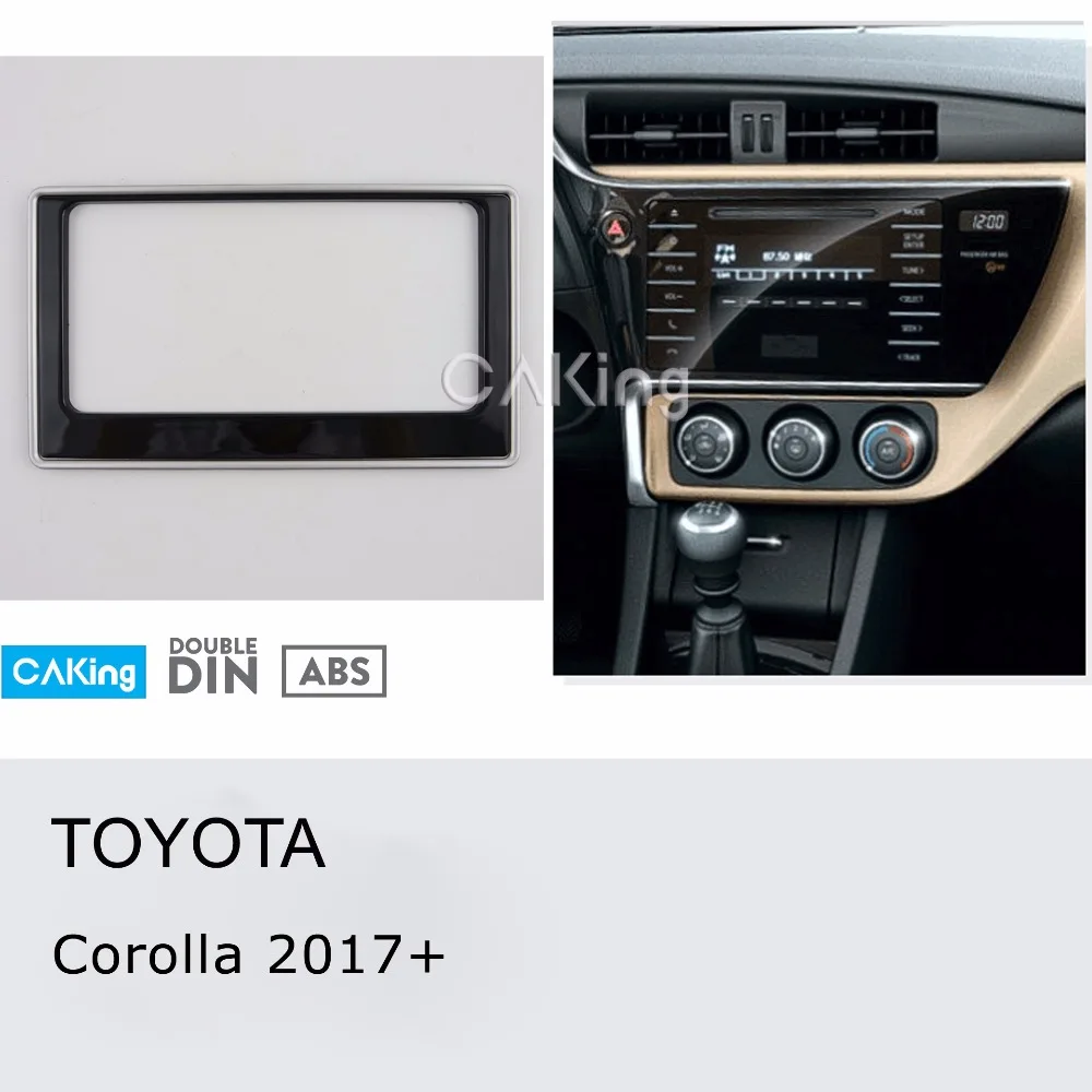 Автомобильная радиопанель Fascia Для Toyota Corolla 2017 + комплект для приборной панели
