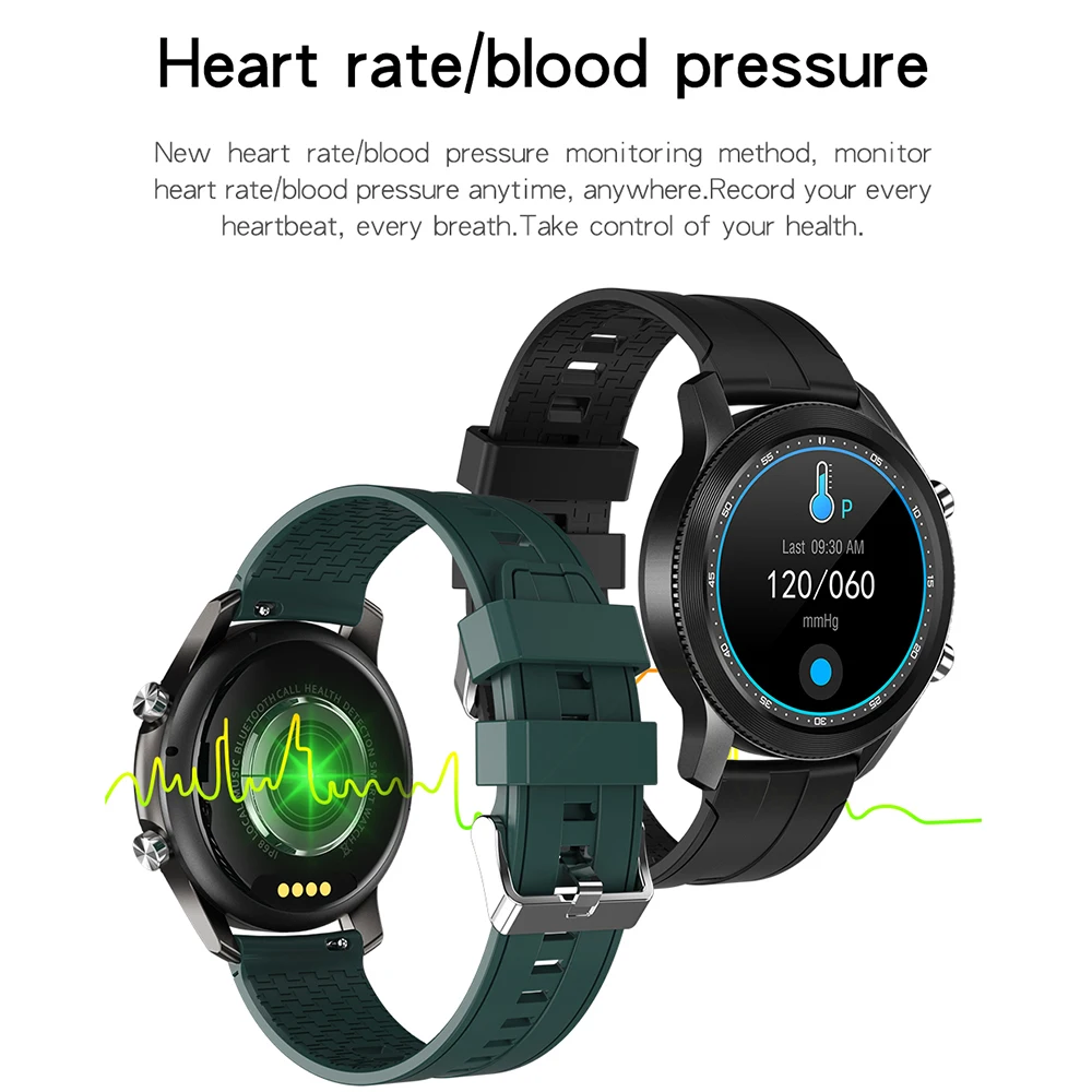 

1.28 Inches Smartwatch Touch+Button Screen A10 GPS Men Women IP68 Waterproof Heart Rate Blood Pressure Tracker For IOS Android