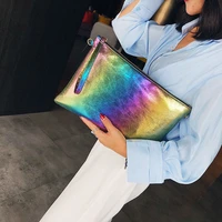 fashion shining women envelope clutch bag pu leather womens clutches chain messenger bag for female crossbody bags color wallet
