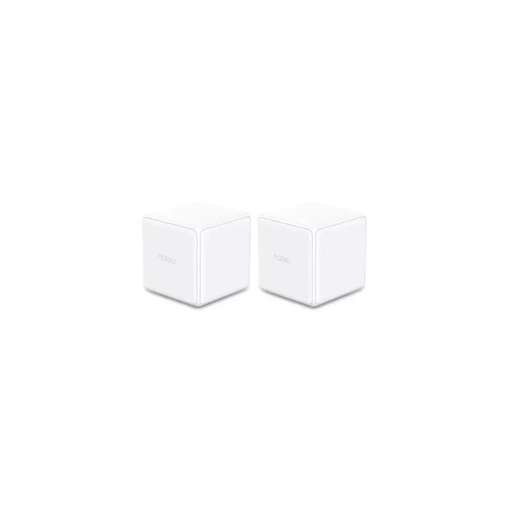 Cube Sensor 2 Pcs Xiaomi Mijia Aqara магический куб контроллер Zigbee версия управляется шестью мерами умный дом устройство работает через приложение mijia Home подключение - Цвет: Cube Sensor 2 Pcs