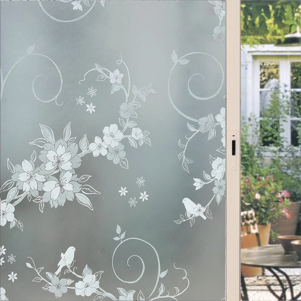 Матовая оконная 3D пленка YaJing виниловая самоклеящаяся для конфиденциальности