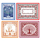 Наборы для вышивки, штампованная вышивка крестиком, рисунок счастливого дерева, счетная нить ручной работы, вышивка, Декор, холст, 11CT 14CT, печатное ремесло