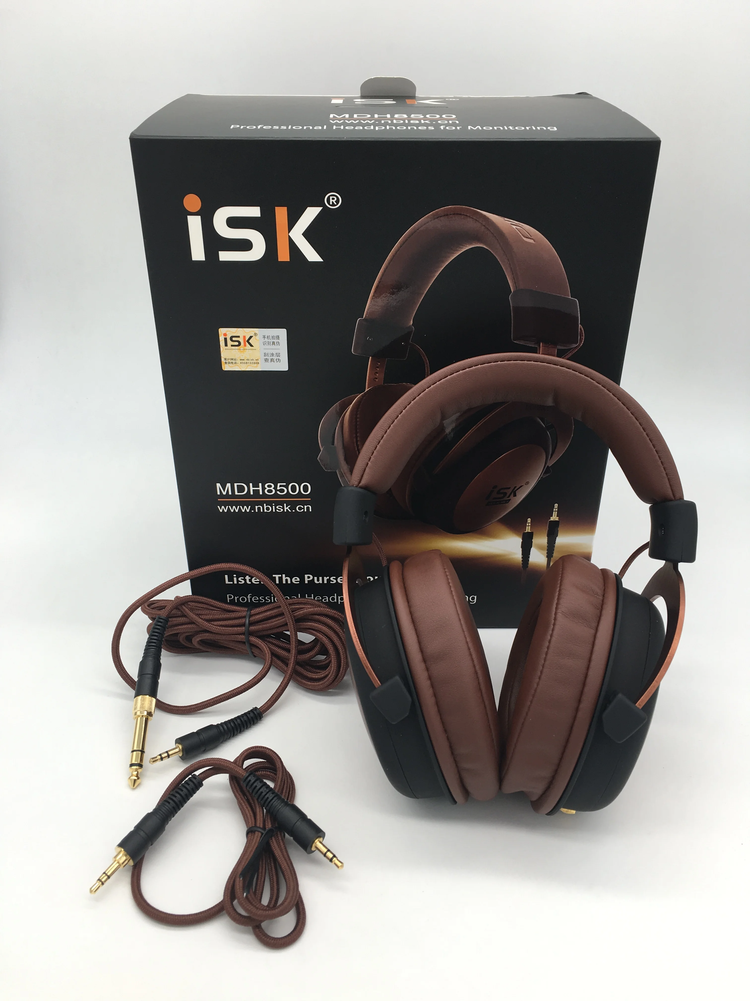 Оригинальные Hi Fi стереонаушники ISK MDH8500 полностью закрытые динамические наушники