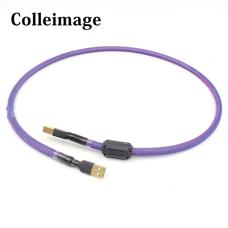 USB-кабель Hi-Fi QED 6N OCC OFC кабель для передачи данных типа A к Type B USB аудио-видео DAC