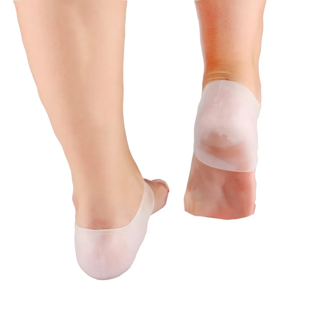 Силиконовые носки для пятки гелевая подкладка ухода за ногами с отверстиями ног