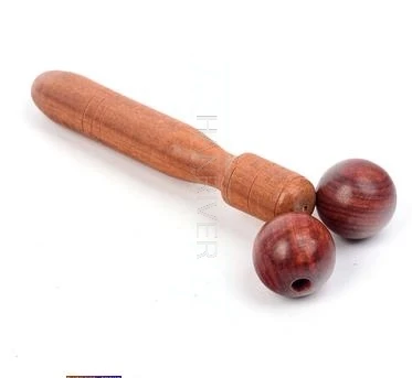 

Meridian yoga stick body massager stomach back waist neck leg massage stick wooden roller massage hammer