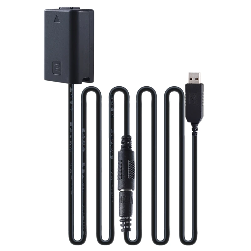 

DC Coupler,for NP-FW50 Dummy Battery Power Adapter for Sony A7/A7S/A7R/A7II/A7R2/A6500/DSC-RX10 DC Coupler Replacement