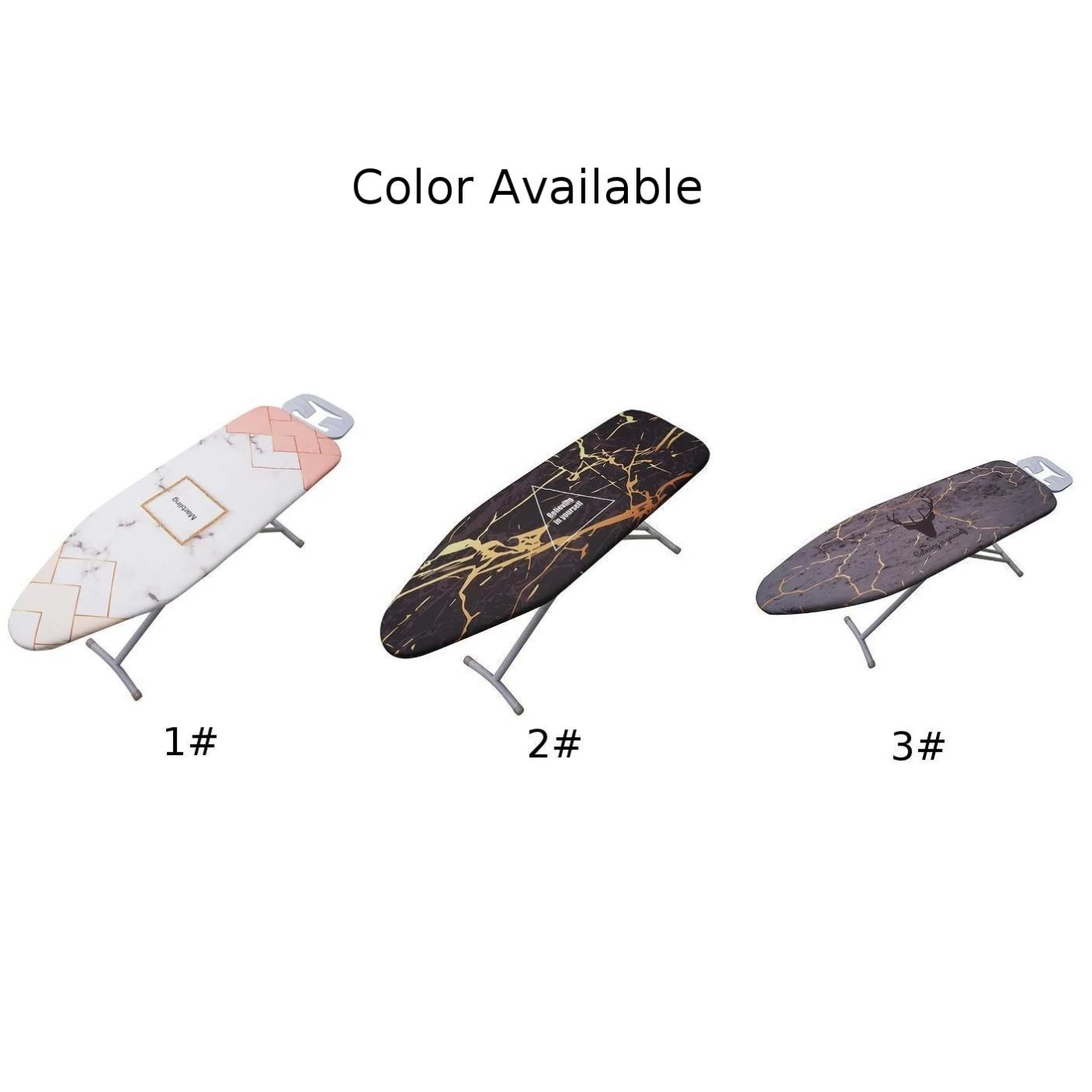 Чехол для гладильной доски с принтом мраморной ткани защитный нескользящий