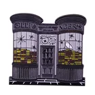 Классическая Брошь в стиле фильма Instreet Ollivanders для косплея, эмалированные металлические значки, броши на лацкан, модные ювелирные изделия, аксессуары