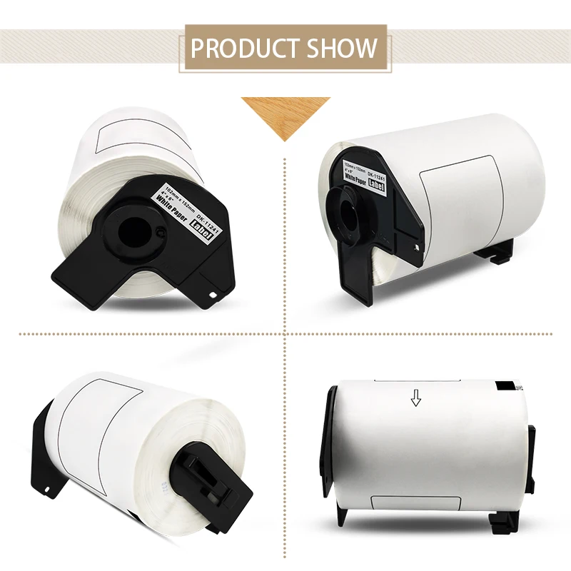 UniPlus DK 11241 рулон бумажных этикеток для принтера Brother Label dk-1241 200 штампованный