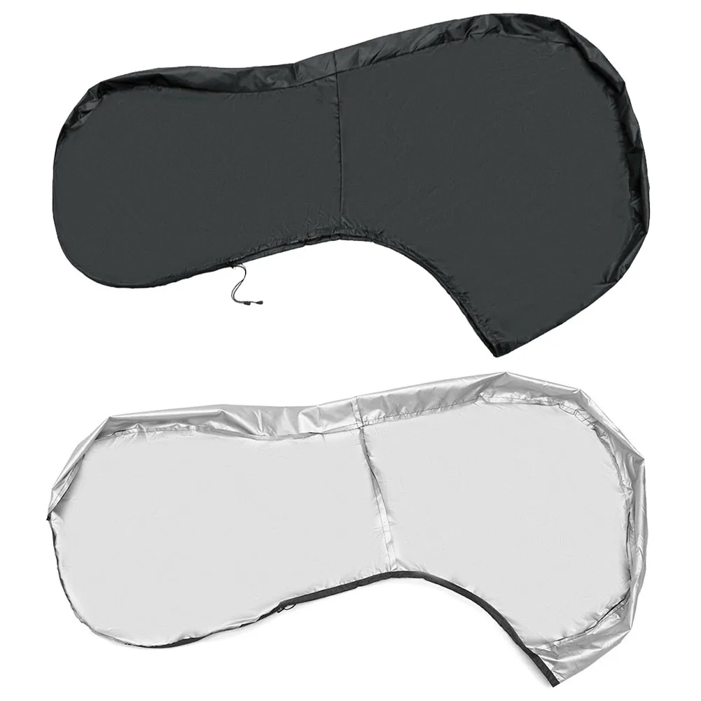 

Engine Protector Outboard Boat Oxford Cloth Waterproof Dustproof Shelter Accessories Black Full Motor Cover Outdoor Rain Coat