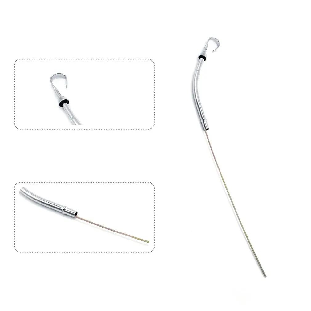 

Electroplating Oil Dipstick Plating Transmission Dipstick Chrome Steel Dipstick Transmission Tube High Performance Accessory