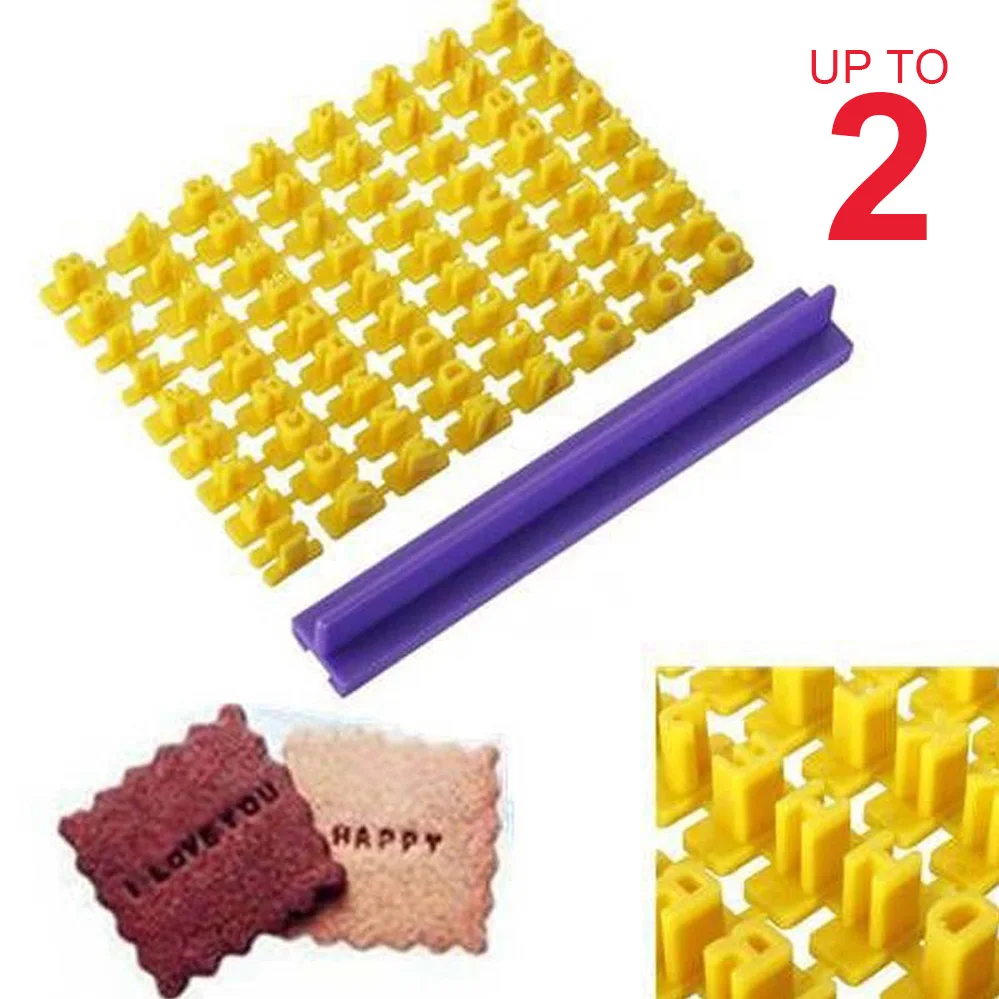 Буквы алфавита буквы форма для выпечки 3D печенье штамп тиснение резак торт