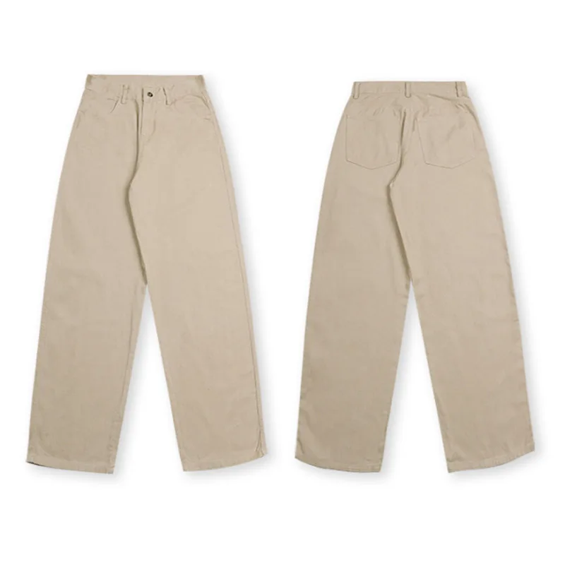 

Wide-leg Pants Slimming Jeans Women‘s Autumn New Style 2021 Loose Khaki Pants Mopping Straight Pants Pantalones De Mujer