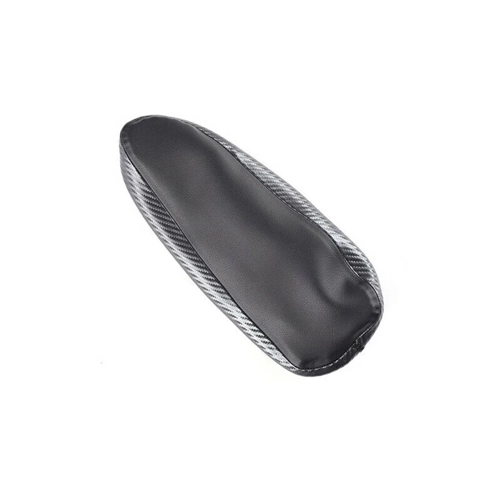 

Carbon Fiber Console Armrest Cover High Quality Leather Trim Practical To Use