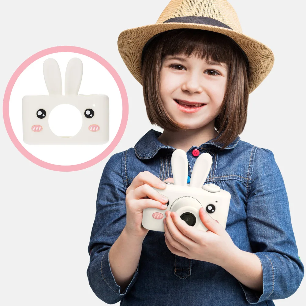 1 шт. Креативный дизайн в форме кролика защита для камеры совместимая с