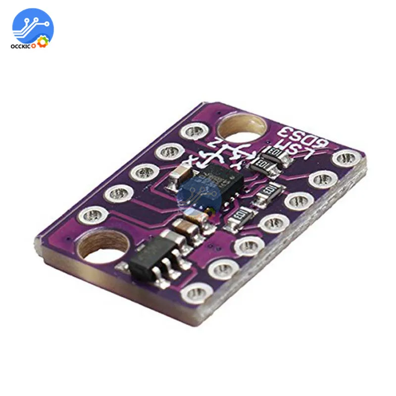 GY-LSM6DS3 LSM6DS3 гироскоп датчики наклона ракурса модуль акселерометр I2C IIC/SPI интерфейс