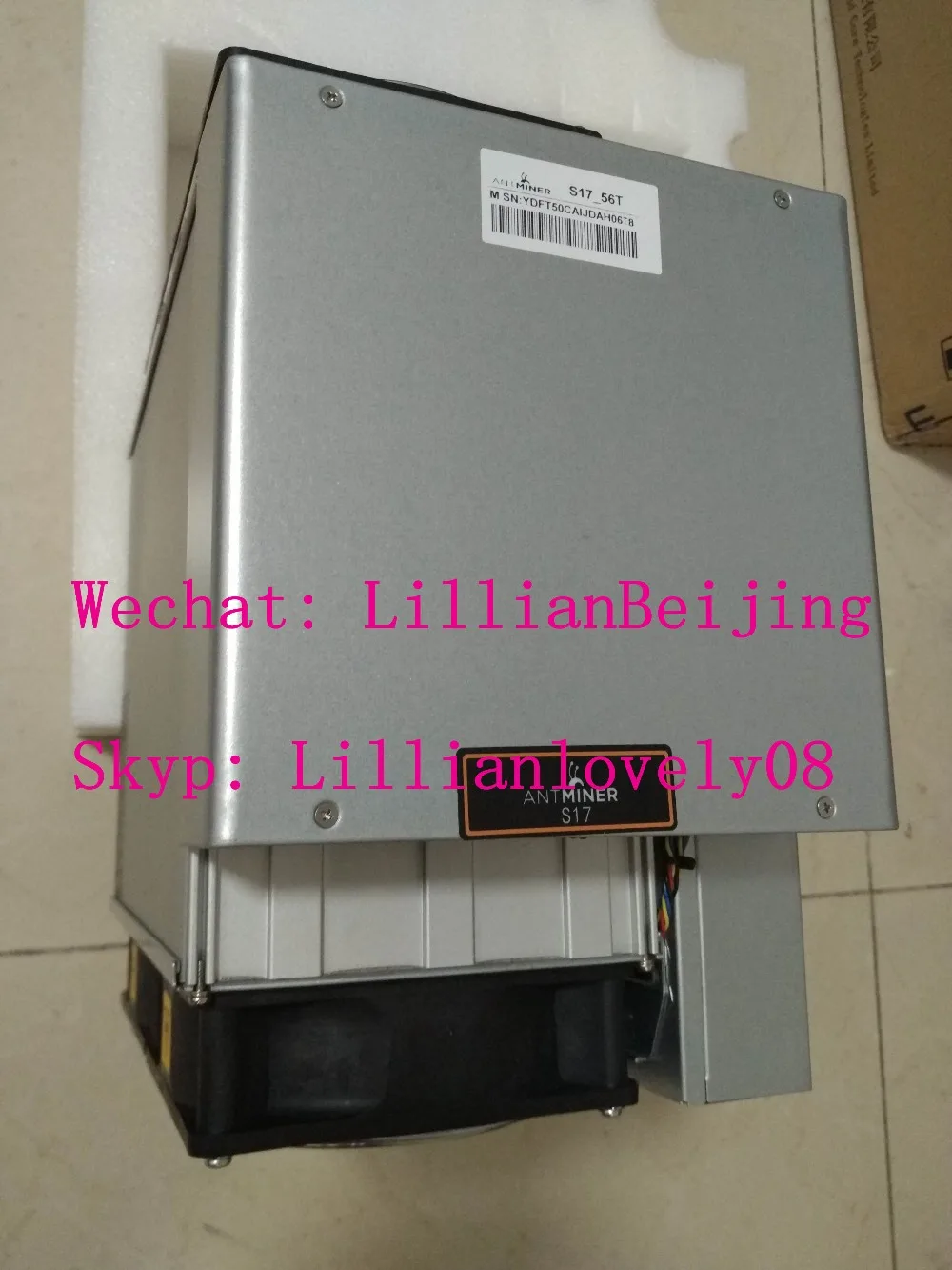 Запас AntMiner S17 56T Asic Miner Sha256 Bitcoin BCH BTC майнинговая машина bitmain s17 с оригинальным блоком питания