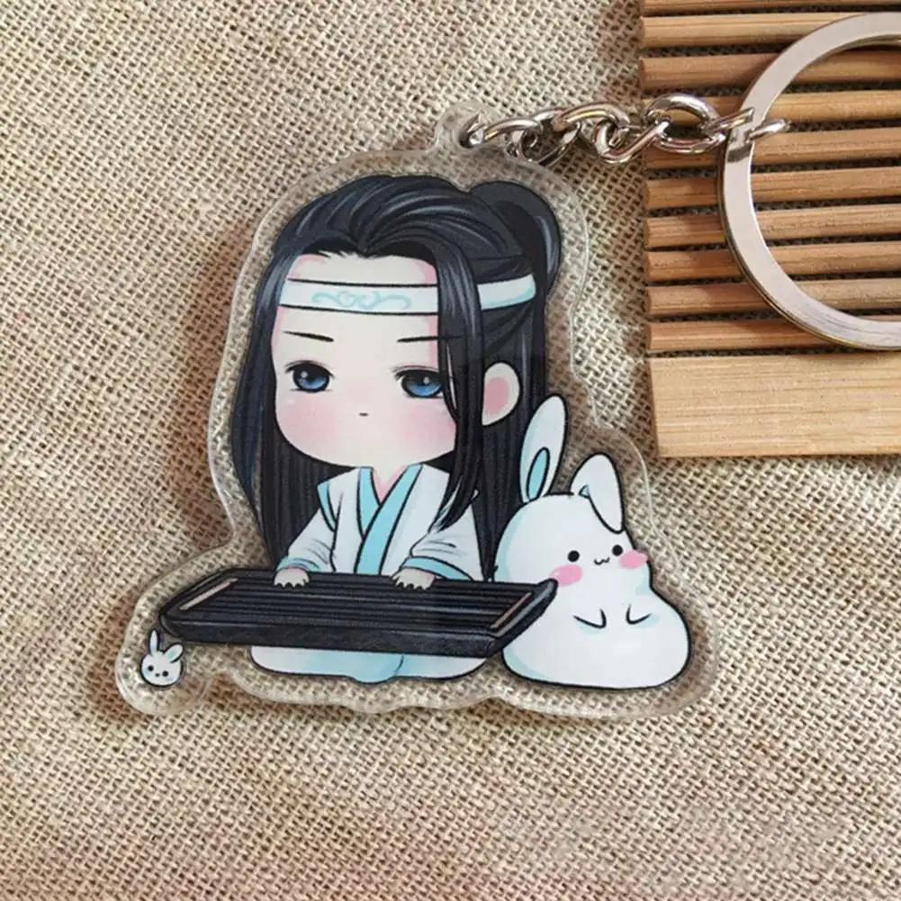 Брелок с аниме фигуркой Mo Dao Zhu Shi Wu Ying Lan Zhan JiangCheng Portachiavi брелок подвеской для