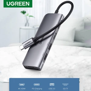 Ugreen usb c hub type c to multi usb 3. 0 hub hdmi-compatible adapter dock for macbook pro huawei mate 30 usb-c 3. 1 splitter port 1 hub Item image