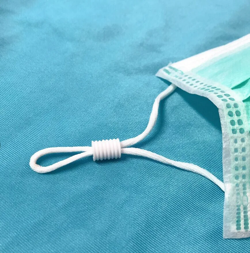 Шнур маски Блокировка Нескользящая пробка силиконовая Пряжка для тянущихся