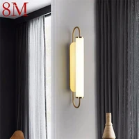 8m nordic wall light sconces led lamp modern creative design gold fixtures decorative for home corridor