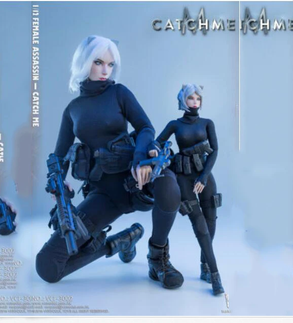 

In Stock VCF-3002 VERYCOOL 1/12 Catch Me Female Assassin Palm Treasure Series Figure Toy