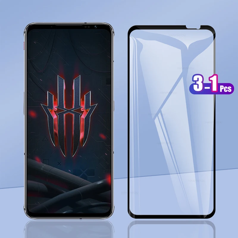 

For ZTE nubia Red Magic 7 6s 6 redmagic 7 7S Pro 6R Full Cover Tempered Glass Screen Protector Explosion-proof Protection Film