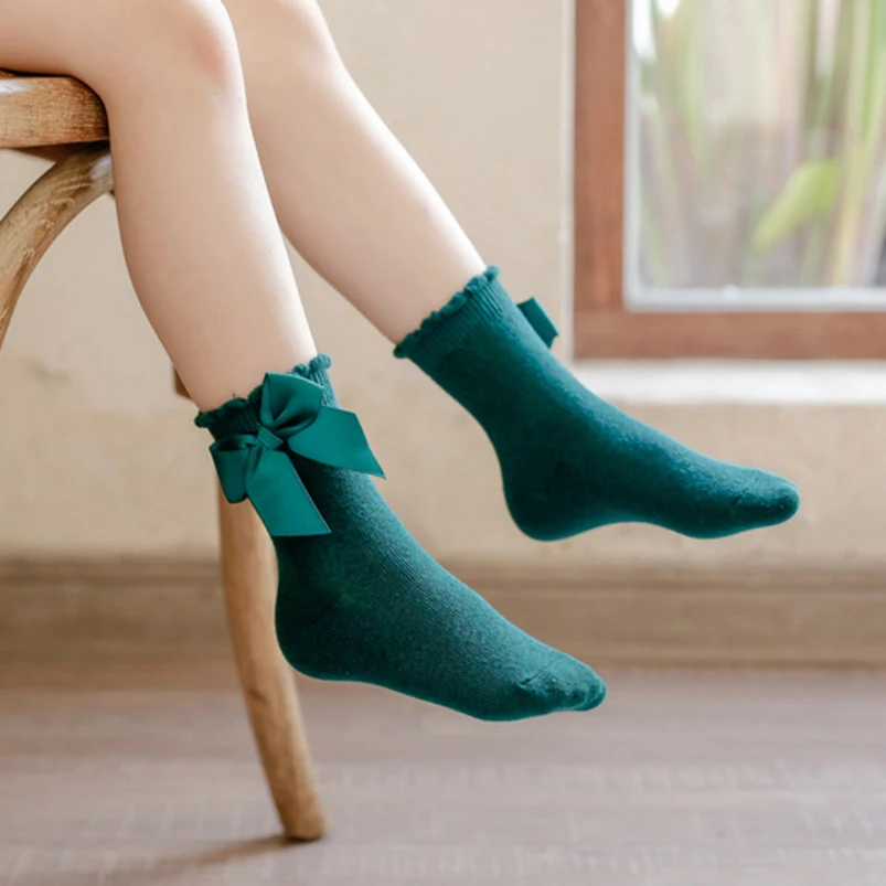 Милые недорогие носки для маленьких девочек детские мягкие хлопковые с большим