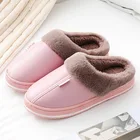 Домашние теплые женские тапочки, женская меховая плюшевая домашняя обувь для мужчин, мягкая удобная женская обувь для пола