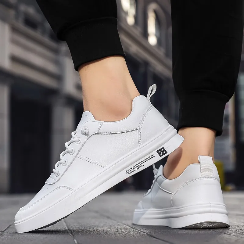 

Casual Shoes Men Zapatos Informales De Hombre Summer Shoes For Men White Leather Man Casuales Para Sapato Masculino Men's