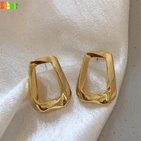 kshmir retro exaggerated womens earrings geometric metal earrings fashion womens earrings square earrings jewelry gift 2021