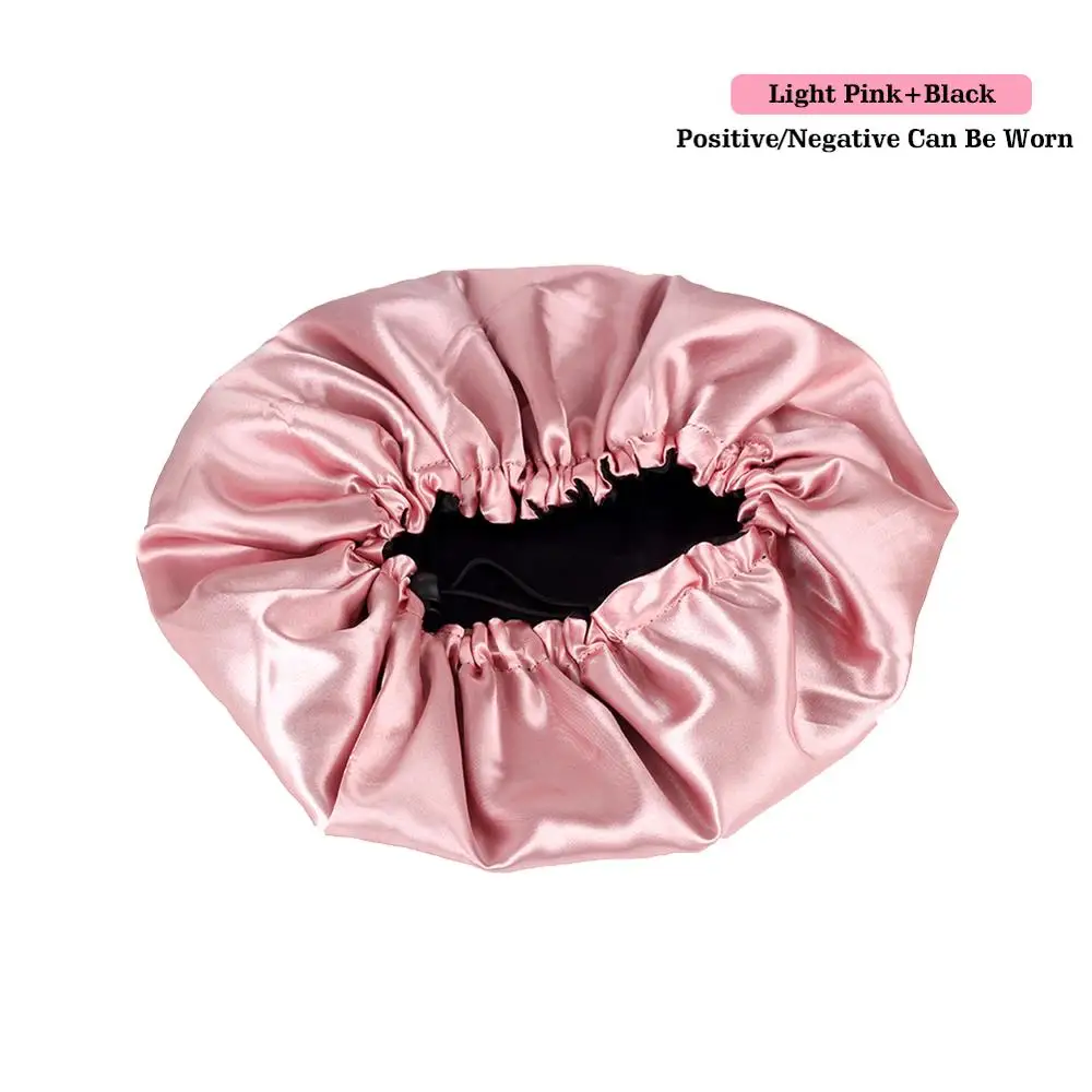 Customize Adjustable Reversible Bonnet Virgin Hair Silk Satin Double Layer Extensions/Hair Wigs Sleep | Дом и сад