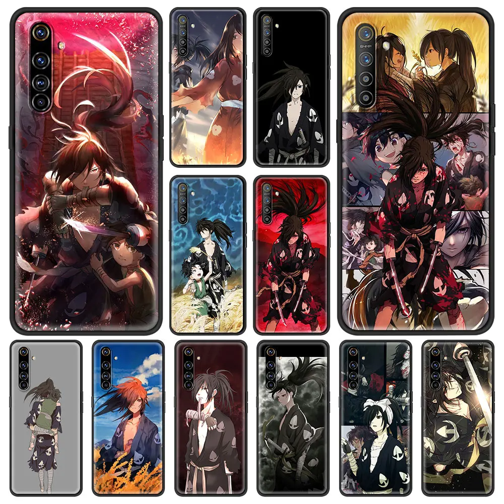 

Dororo Hyakkimaru Anime Shockproof Case For Oppo A53 A52 A9 2020 Black Shell For Realme 8 7 6 Pro C3 C21 Silicone Phone Cover