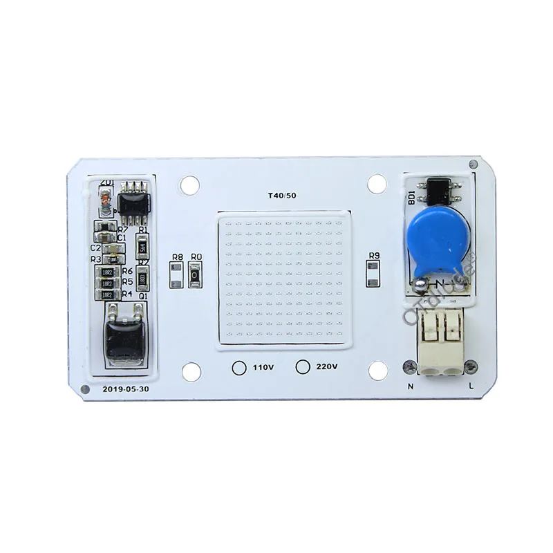 220V 50W Led черный светильник УФ лампы постоянного тока чип 365 нм 395 ультрафиолетового